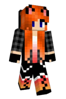 Kitsunking Minecraft avatar full body