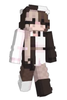 Kittengirlxox Minecraft avatar full body