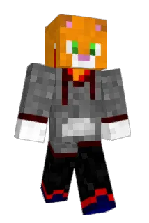 Kittycatairman Minecraft avatar full body
