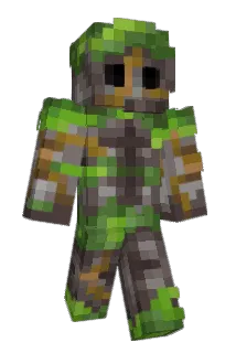Knalllisto Minecraft avatar full body
