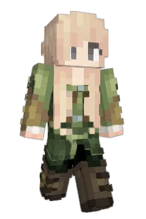 Knuffelbaar Minecraft avatar full body