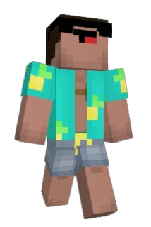 Konzeptloser Minecraft avatar full body