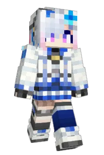 KoreanAmerican Minecraft avatar full body