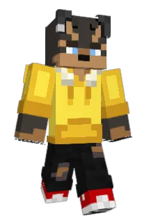 Kragehund Minecraft avatar full body