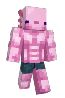 Kripsolotl Minecraft avatar full body
