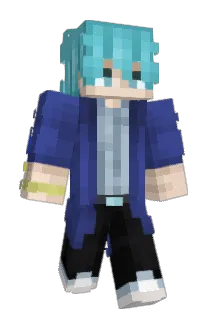 KriznBLUE Minecraft avatar full body