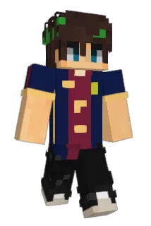Kubowaty Minecraft avatar full body