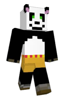KungFuPanada Minecraft avatar full body
