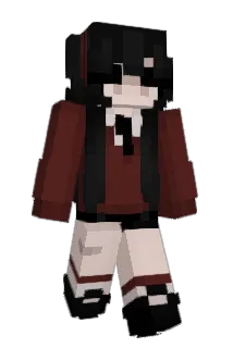 Kuro_Kami_03 Minecraft avatar full body