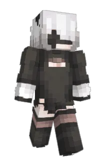 Kuro_chann Minecraft avatar full body