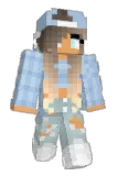 L22876 Minecraft avatar full body
