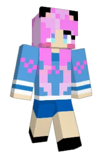 LHkittengaming Minecraft avatar full body