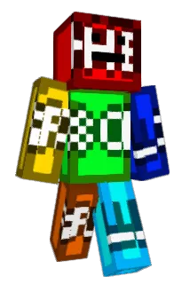 LIN140201 Minecraft avatar full body