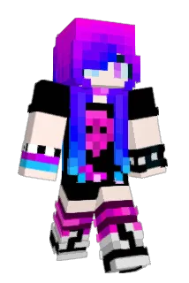 LIQATED Minecraft avatar full body