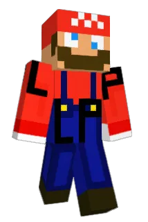 LPMario Minecraft avatar full body