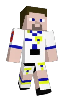 LUFC Minecraft avatar full body