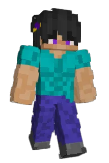 L_Purple Minecraft avatar full body