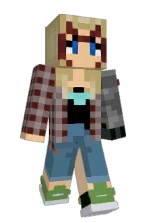 LadyZip Minecraft avatar full body