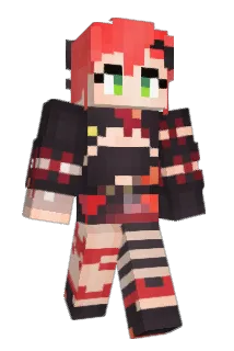 LallaWaffle Minecraft avatar full body
