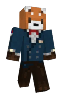 Lampara Minecraft avatar full body