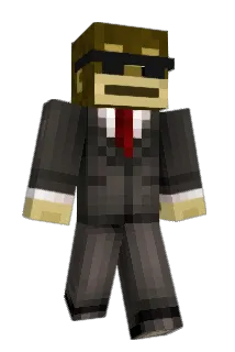 Landing_ Minecraft avatar full body