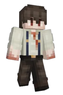 Lapidated Minecraft avatar full body