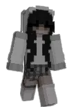LapinBleuRouge Minecraft avatar full body