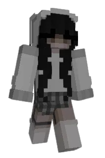 LapinBleuRouge Minecraft avatar full body