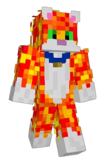 Lavakatze Minecraft avatar full body