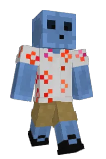 LazerFisch Minecraft avatar full body