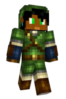 LeLinkNoir Minecraft avatar full body