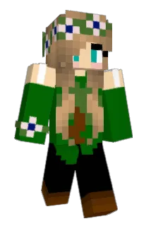 LeafShard Minecraft avatar full body