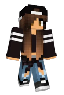 LegitLena Minecraft avatar full body