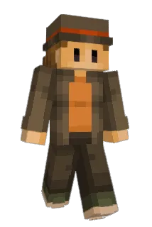 Lego_Blue Minecraft avatar full body
