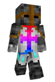 Leisverkaeufer Minecraft avatar full body