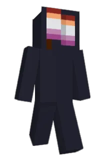Lesbianing Minecraft avatar full body