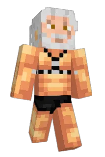 LetherMan Minecraft avatar full body