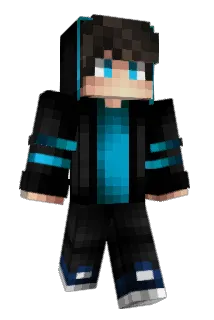 LightningBlue_ Minecraft avatar full body