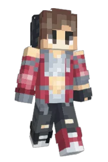 Lightsagafox Minecraft avatar full body