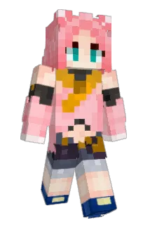 LilShiroi Minecraft avatar full body