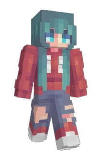 Lillying Minecraft avatar full body