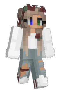 Lilou34 Minecraft avatar full body