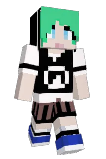 LimeTreeA Minecraft avatar full body