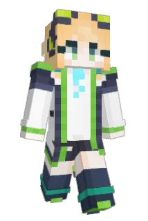 Limeremon Minecraft avatar full body