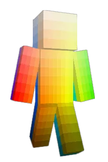Linining Minecraft avatar full body