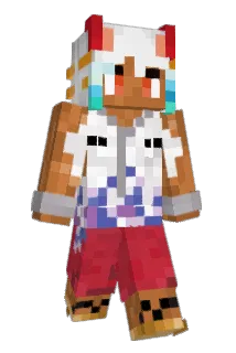 LiterateMess Minecraft avatar full body