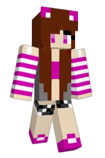 LittleKittie Minecraft avatar full body
