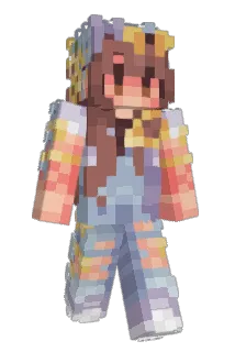 Llamamelucky Minecraft avatar full body