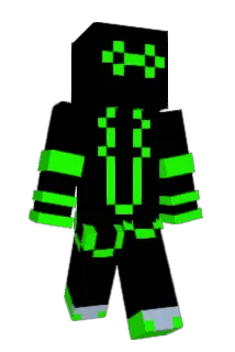 LockedInGreen Minecraft avatar full body