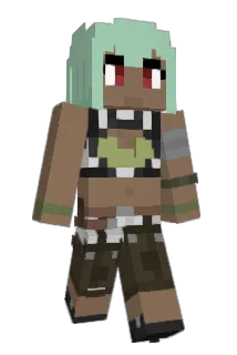 LocoArticWolf Minecraft avatar full body